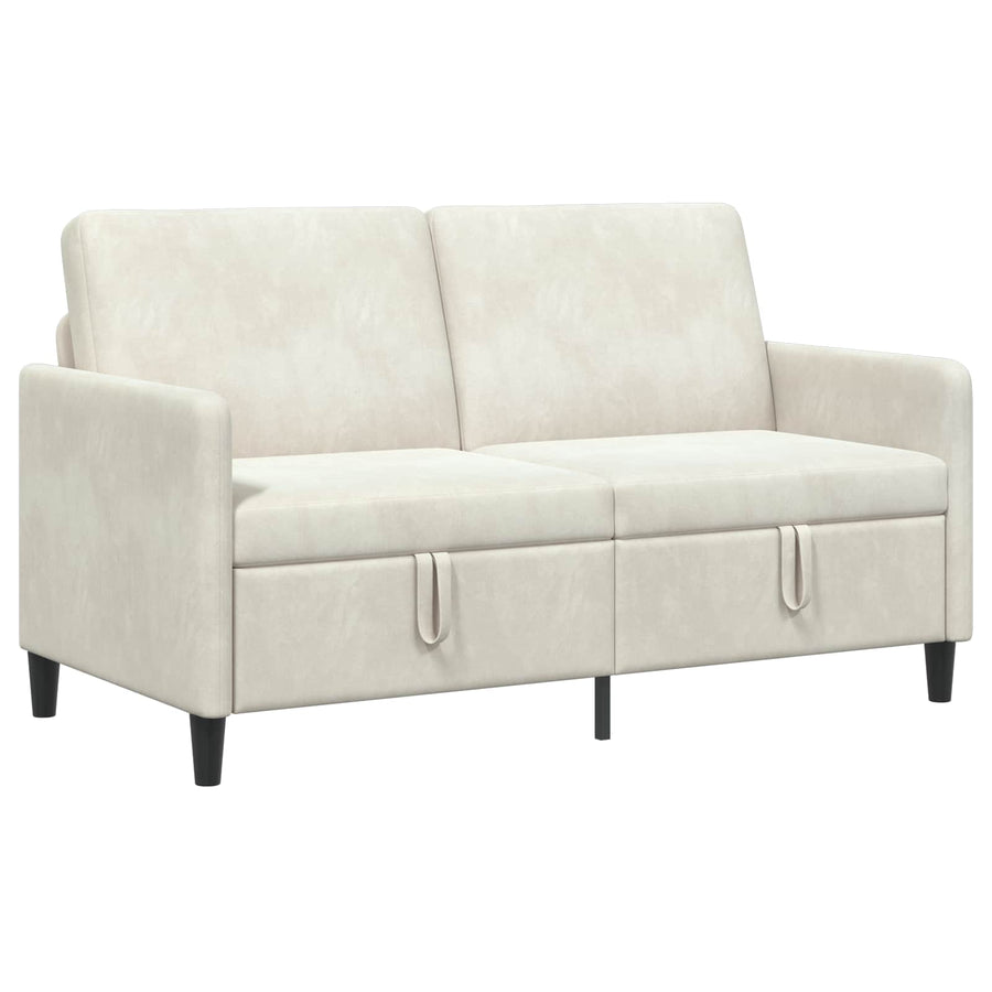 Bank met opslag Crèmekleurig 152 x 78 x 87 cm Polyester