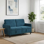 Bench with storage Blue 152 x 78 x 87 cm Polyester