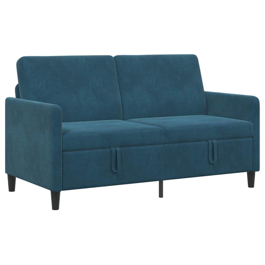 Bank met opslag Blauw 152 x 78 x 87 cm Polyester