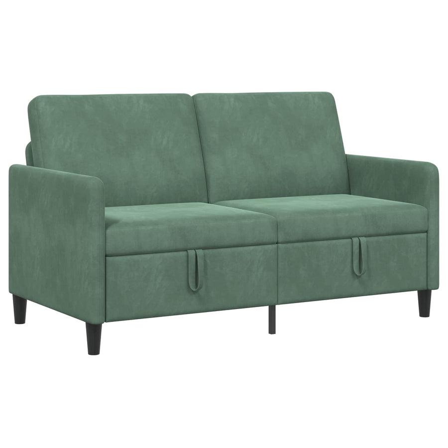Bank met opslag Zeegroen 152 x 78 x 87 cm Polyester