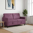 Storage bench Purple 152 x 78 x 87 cm Polyester