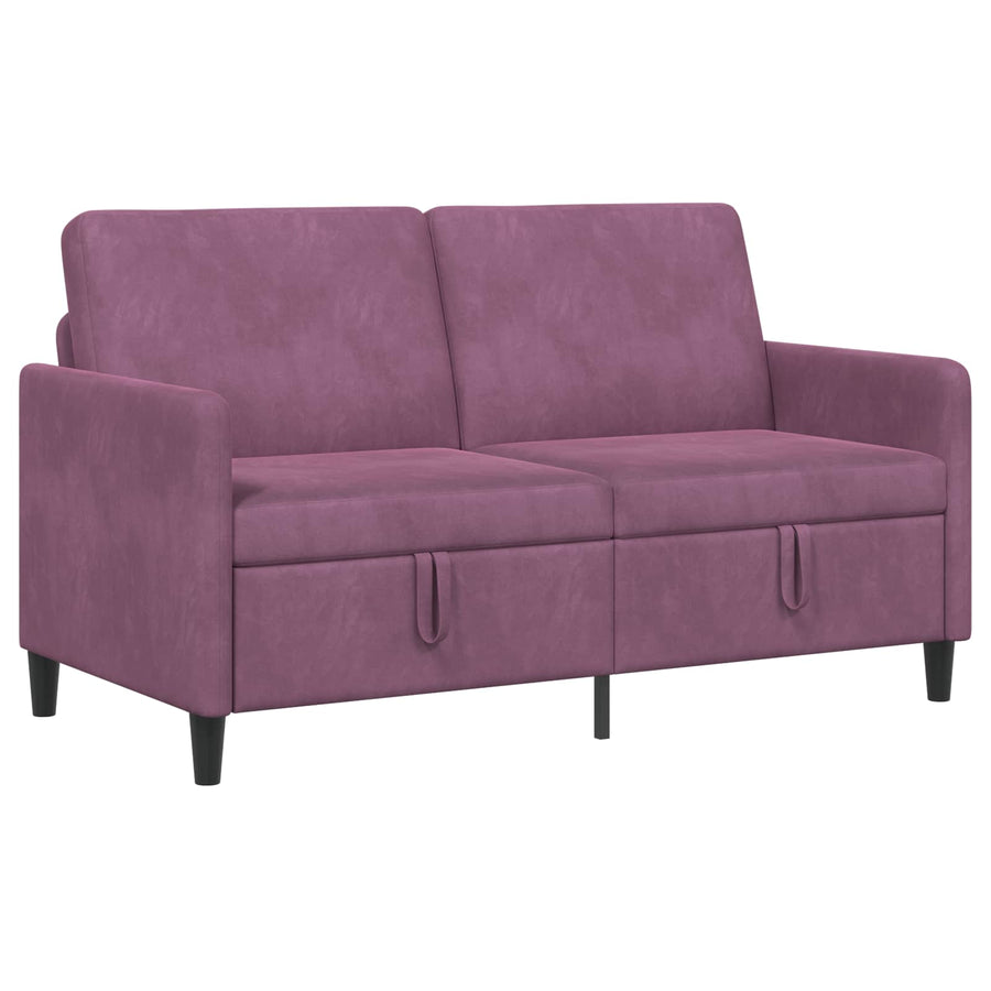Bank met opslag Paars 152 x 78 x 87 cm Polyester
