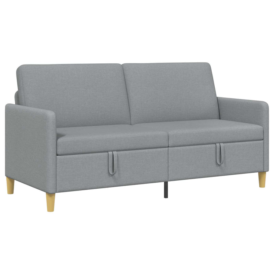 Bank met opslag Lichtgrijs 172 x 78 x 87 cm Polyester