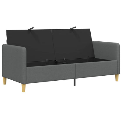 Bank met opslag Donkergrijs 172 x 78 x 87 cm Polyester