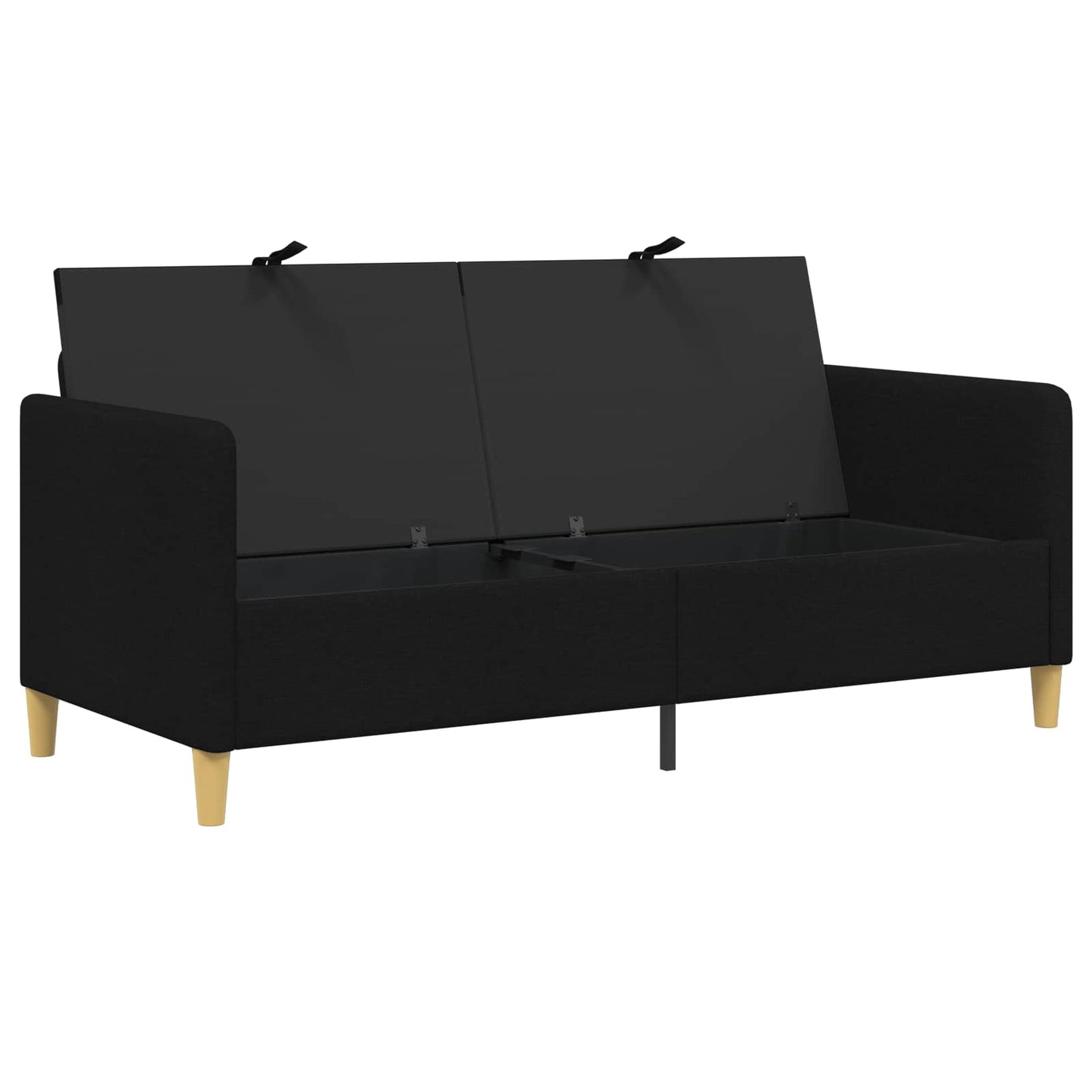 Bank met opslag Zwart 172 x 78 x 87 cm Polyester