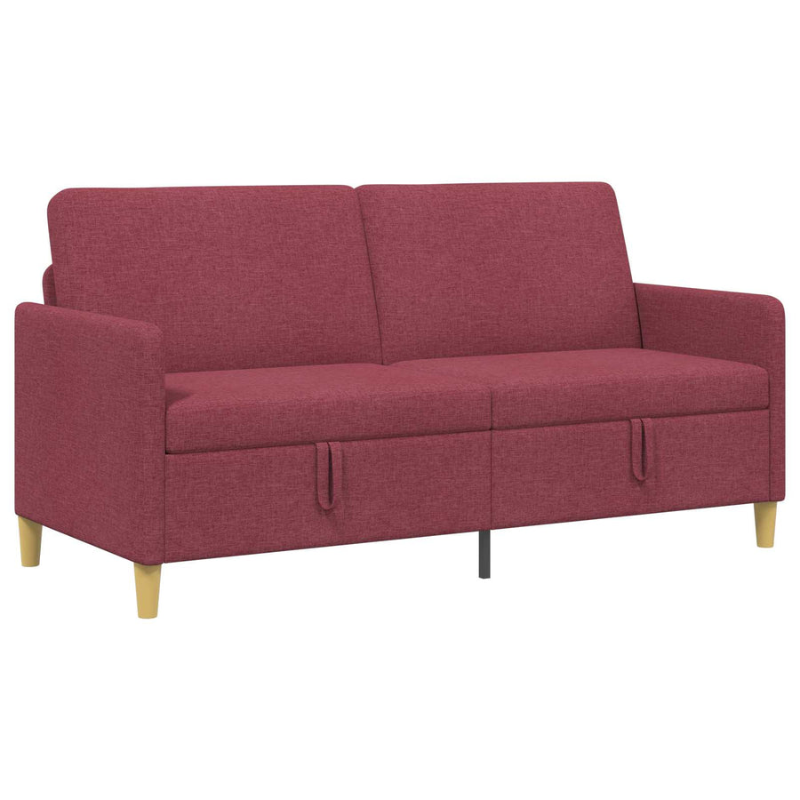 Bank met opslag Wijnrood 172 x 78 x 87 cm Polyester