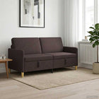 Storage Bench Dark Brown 172 x 78 x 87 cm Polyester