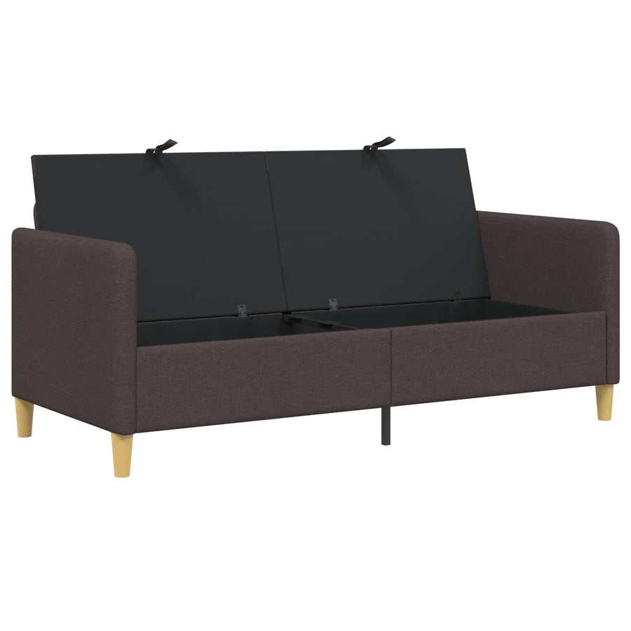 Bank met opslag Donkerbruin 172 x 78 x 87 cm Polyester