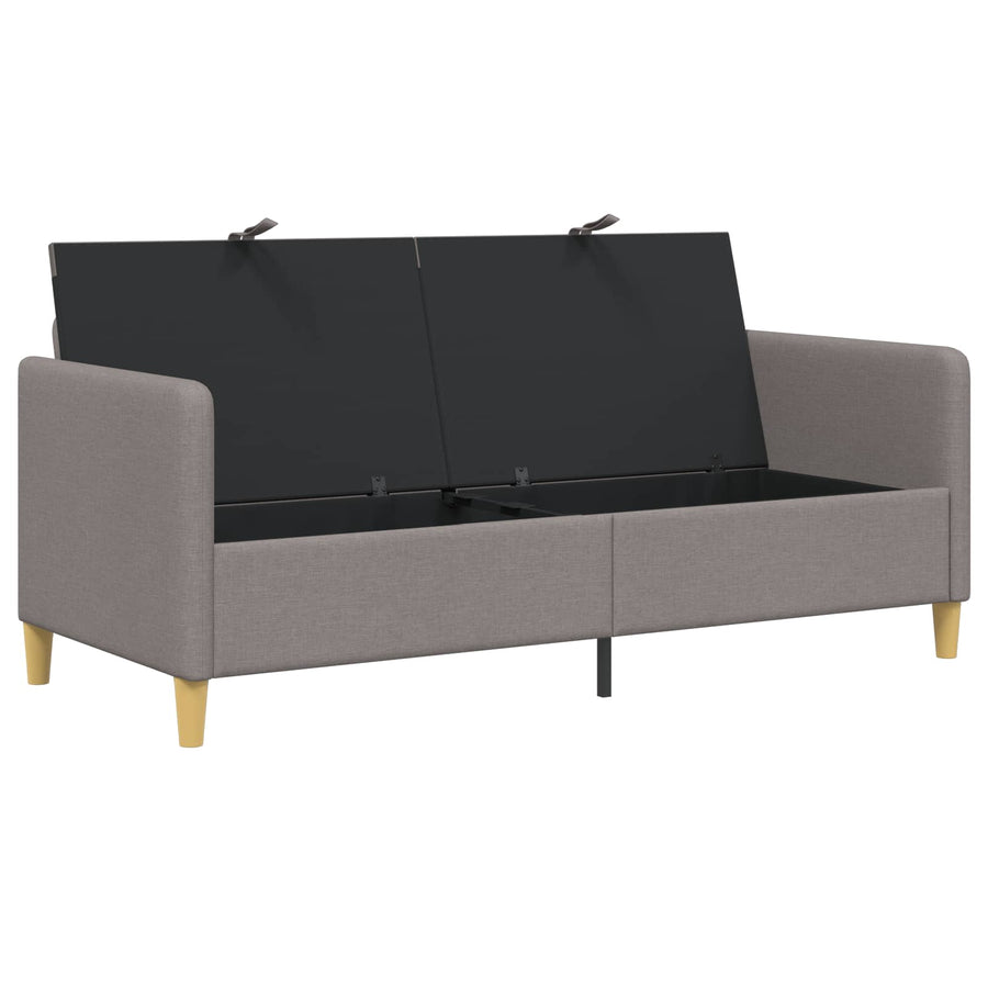Bank met opslag Taupe 172 x 78 x 87 cm Polyester