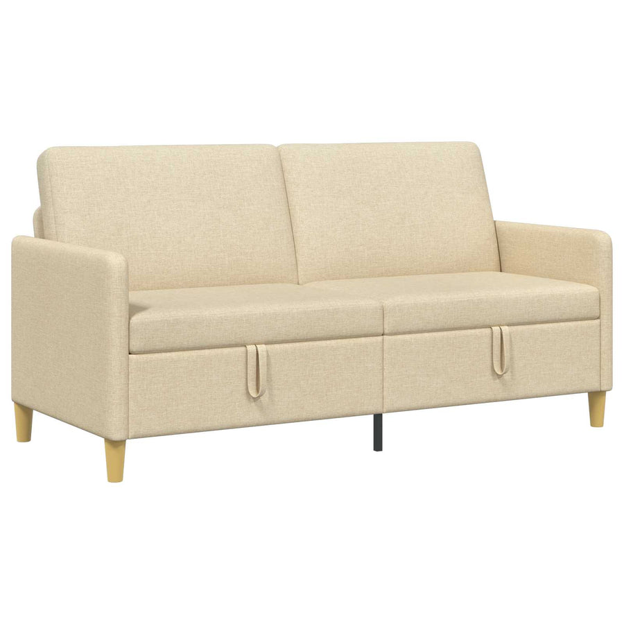 Bank met opslag Crèmekleurig 172 x 78 x 87 cm Polyester