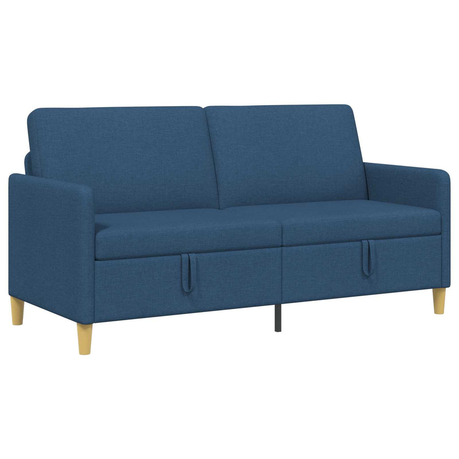 Bank met opslag Blauw 172 x 78 x 87 cm Polyester