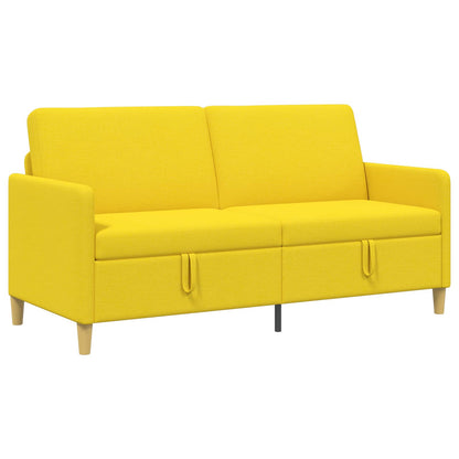 Bank met opslag Lichtgeel 172 x 78 x 87 cm Polyester