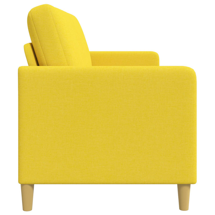 Bank met opslag Lichtgeel 172 x 78 x 87 cm Polyester