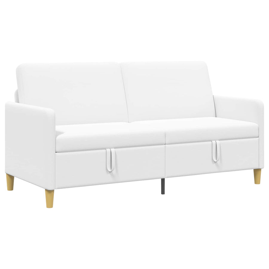 Bank met opslag Wit 172 x 78 x 87 cm Polyester