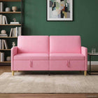 Bench with storage Pink 172 x 78 x 87 cm Polyester