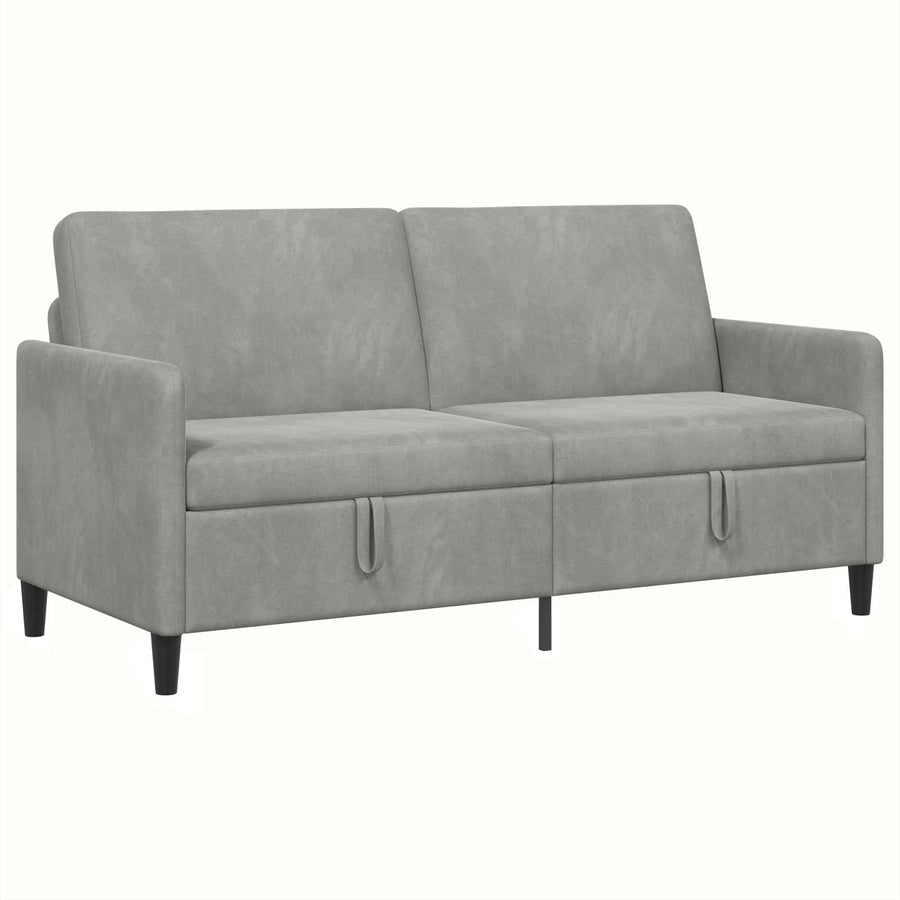 Bank met opslag Lichtgrijs 172 x 78 x 87 cm Polyester