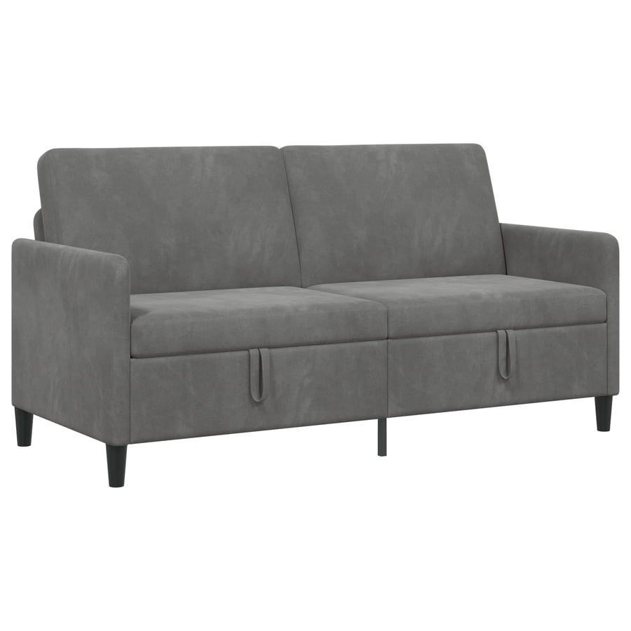 Bank met opslag Donkergrijs 172 x 78 x 87 cm Polyester