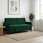 Storage Bench Dark Green 172 x 78 x 87 cm Polyester