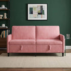 Bench with storage Pink 172 x 78 x 87 cm Polyester