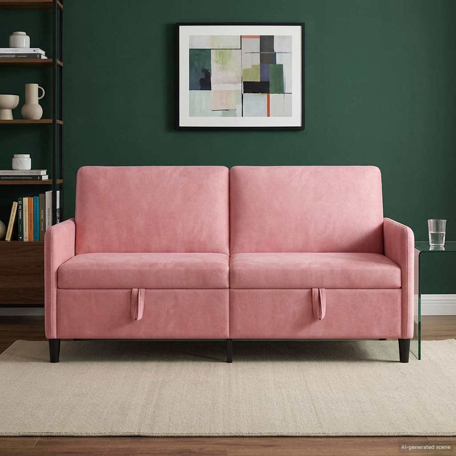 Bank met opslag Roze 172 x 78 x 87 cm Polyester