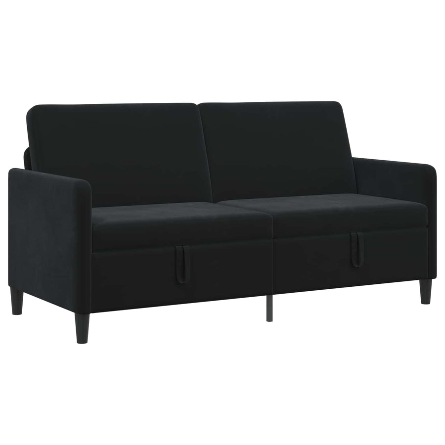 Bank met opslag Zwart 172 x 78 x 87 cm Polyester