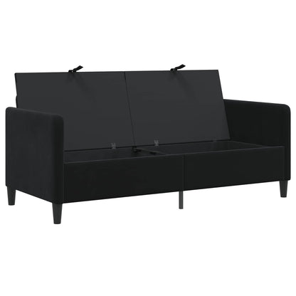 Bank met opslag Zwart 172 x 78 x 87 cm Polyester