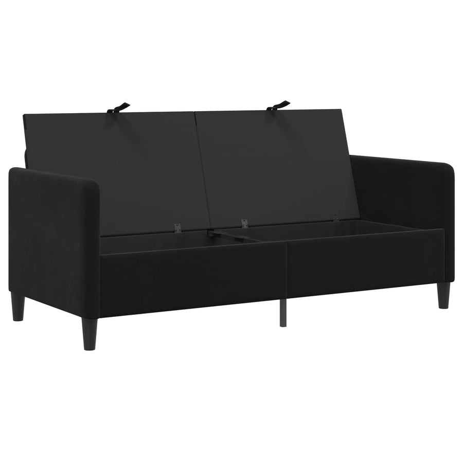 Bank met opslag Zwart 172 x 78 x 87 cm Polyester