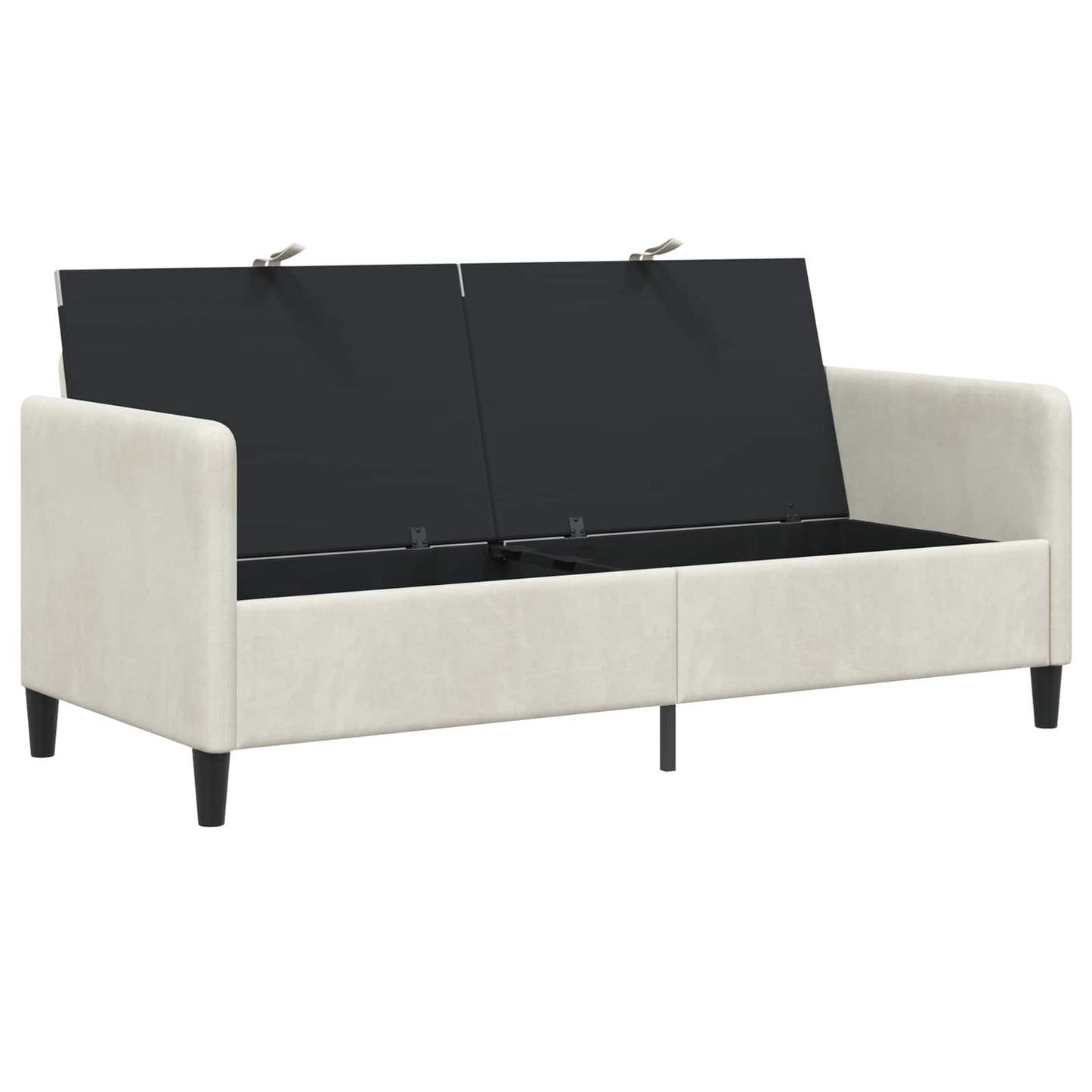 Bank met opslag Crèmekleurig 172 x 78 x 87 cm Polyester