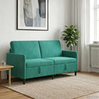 Storage Bench Turquoise 172 x 78 x 87 cm Polyester