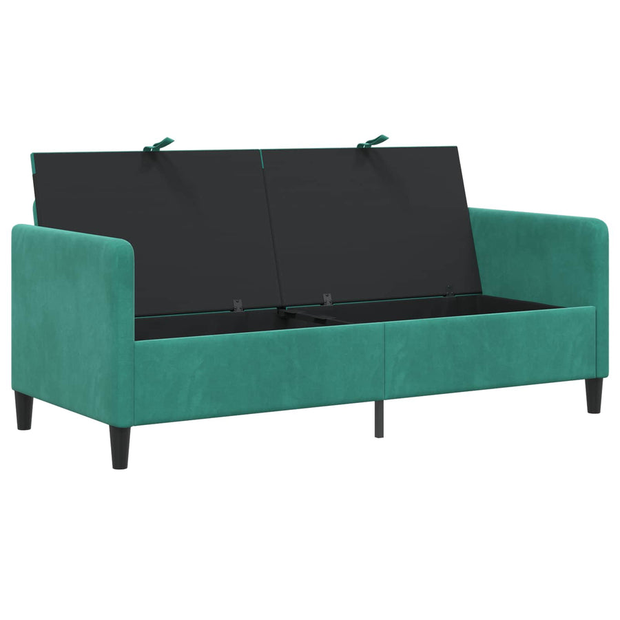Bank met opslag Turquoise 172 x 78 x 87 cm Polyester