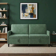 Bank met opslag Zeegroen 172 x 78 x 87 cm Polyester
