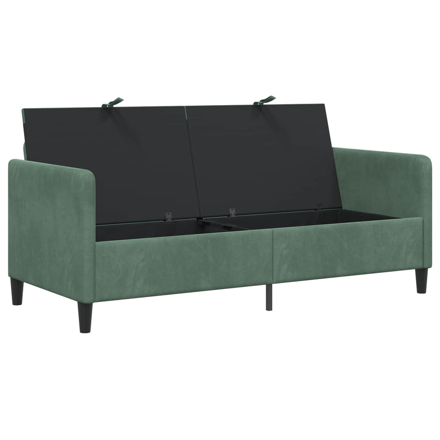 Bank met opslag Zeegroen 172 x 78 x 87 cm Polyester