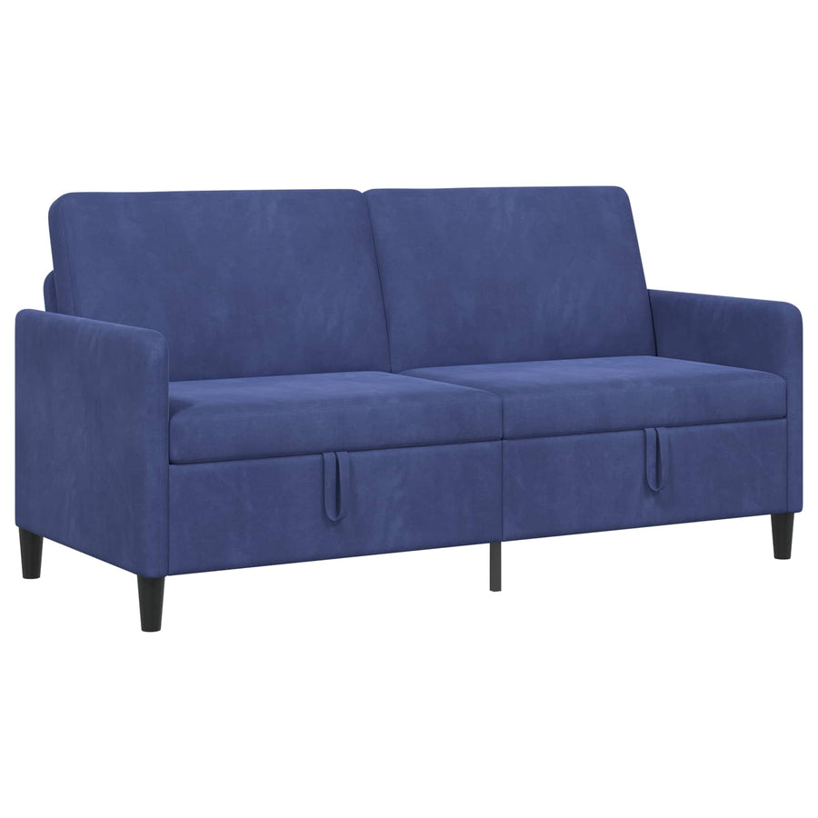 Bank met opslag Politieblauw 172 x 78 x 87 cm Polyester