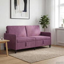Bank met opslag Paars 172 x 78 x 87 cm Polyester