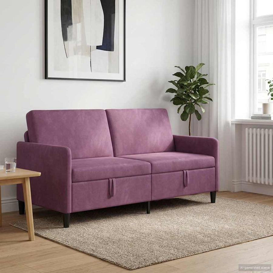 Bank met opslag Paars 172 x 78 x 87 cm Polyester