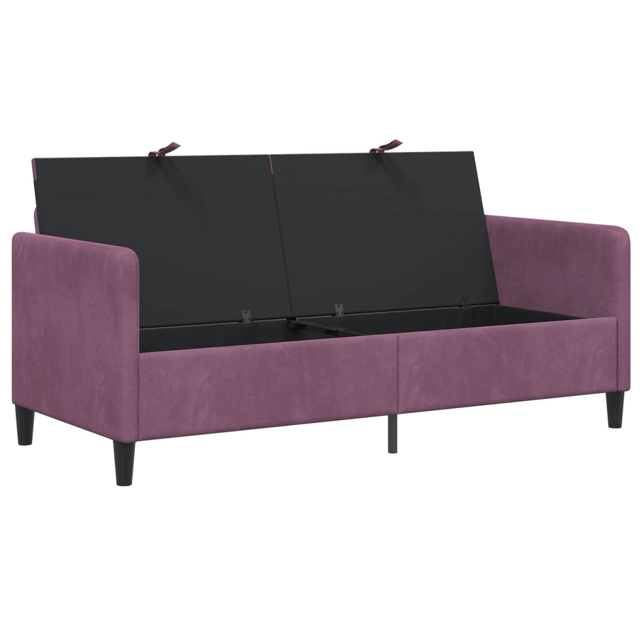 Bank met opslag Paars 172 x 78 x 87 cm Polyester