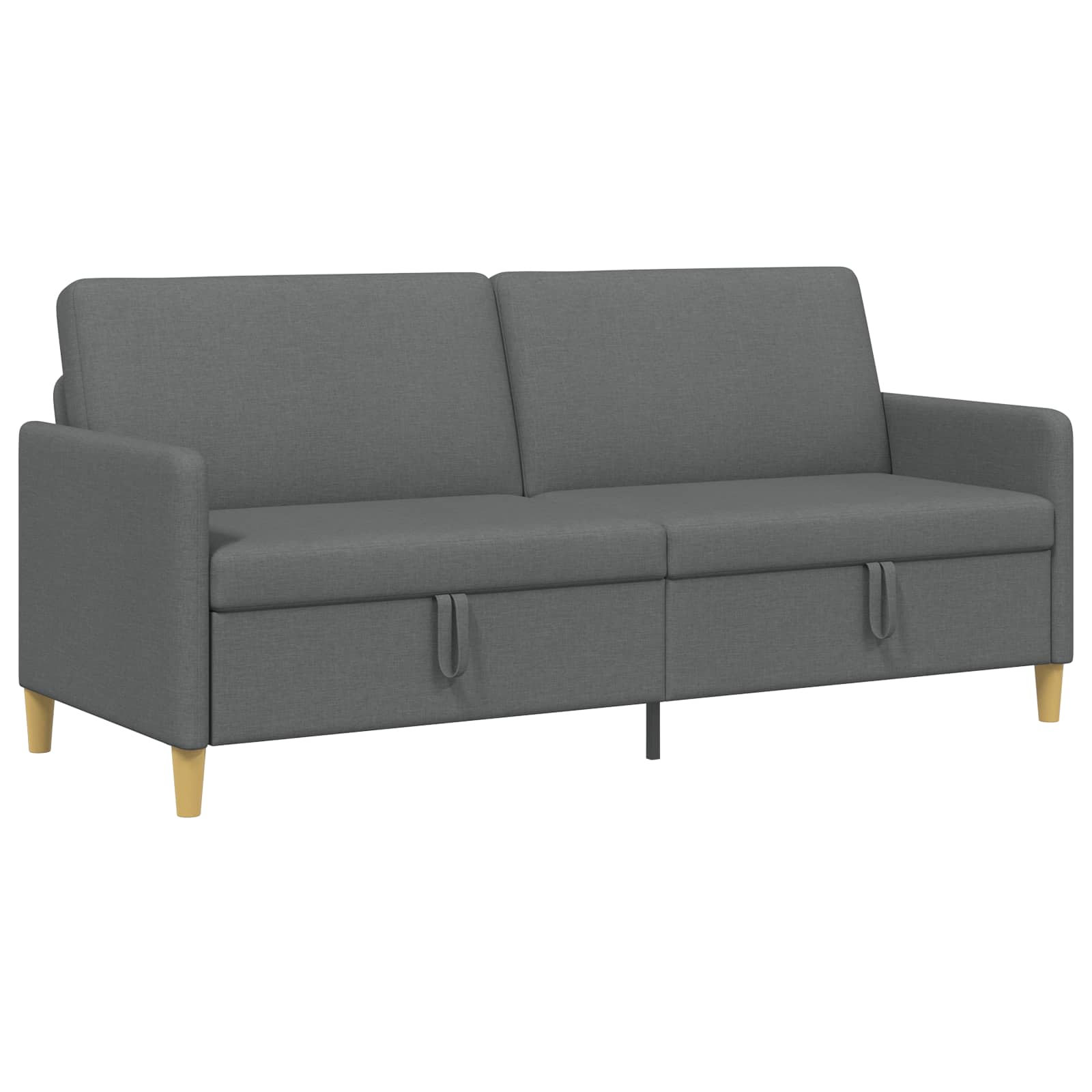 Bank met opslag Donkergrijs 192 x 78 x 87 cm Polyester