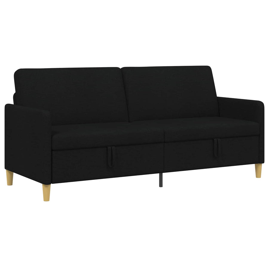 Bank met opslag Zwart 192 x 78 x 87 cm Polyester