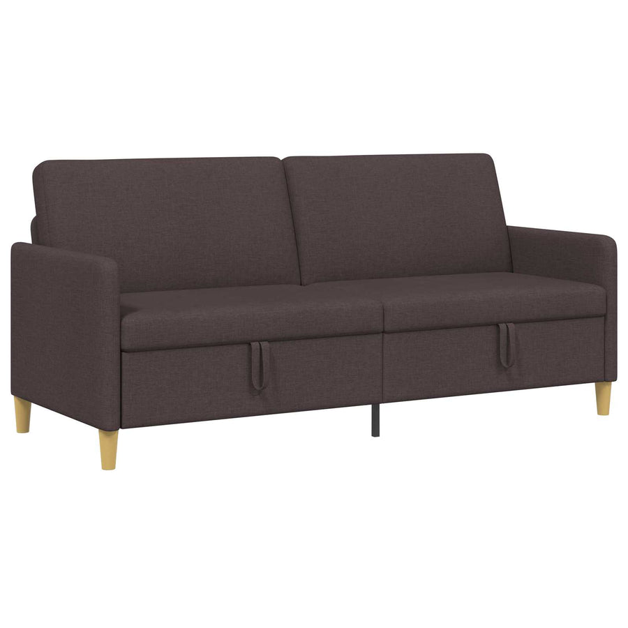 Bank met opslag Donkerbruin 192 x 78 x 87 cm Polyester