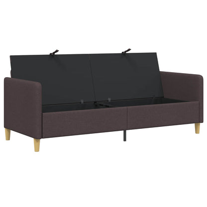 Bank met opslag Donkerbruin 192 x 78 x 87 cm Polyester