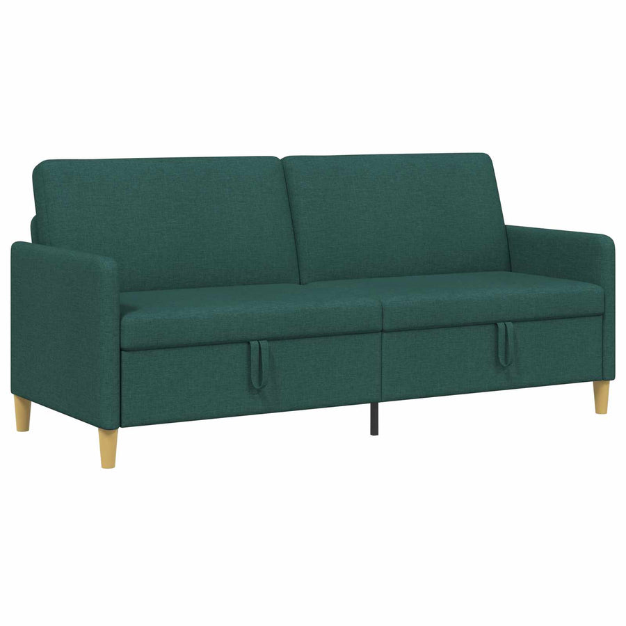 Bank met opslag Donkergroen 192 x 78 x 87 cm Polyester