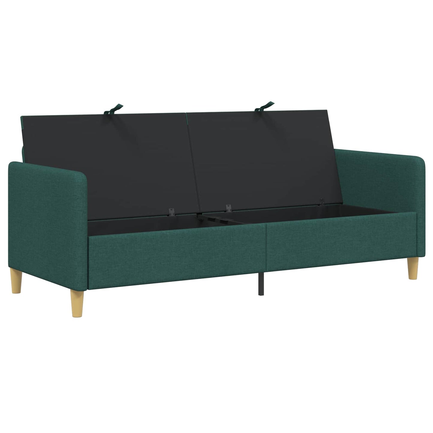 Bank met opslag Donkergroen 192 x 78 x 87 cm Polyester