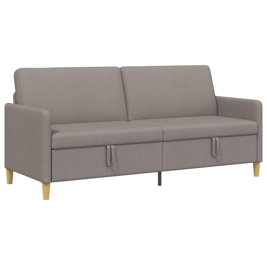 Bank met opslag Taupe 192 x 78 x 87 cm Polyester