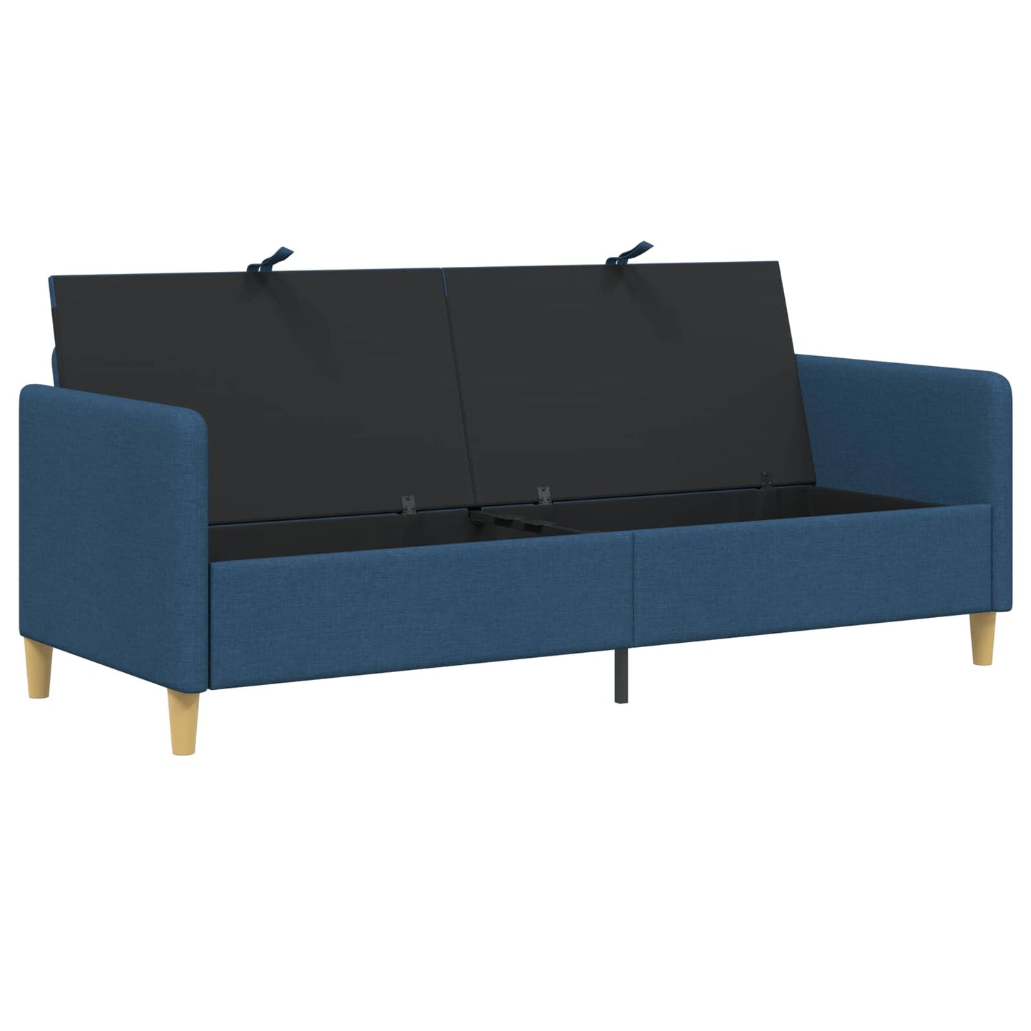 Bank met opslag Blauw 192 x 78 x 87 cm Polyester