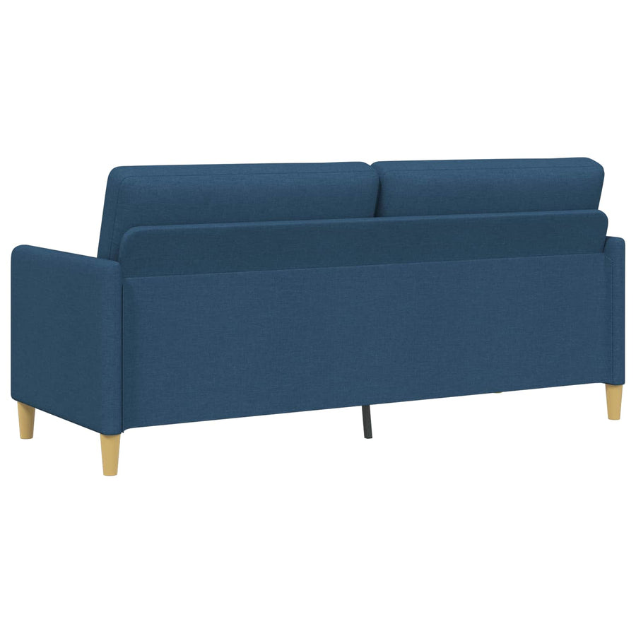 Bank met opslag Blauw 192 x 78 x 87 cm Polyester