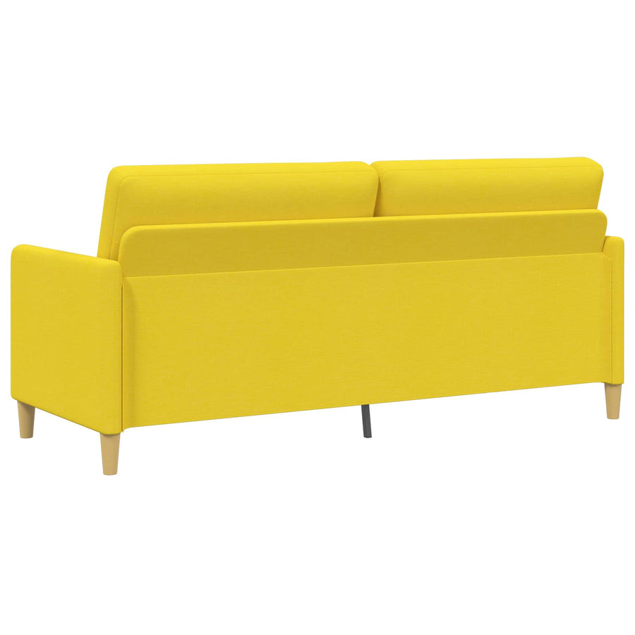 Bank met opslag Lichtgeel 192 x 78 x 87 cm Polyester