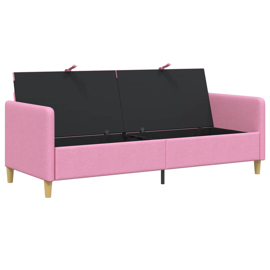 Bank met opslag Roze 192 x 78 x 87 cm Polyester