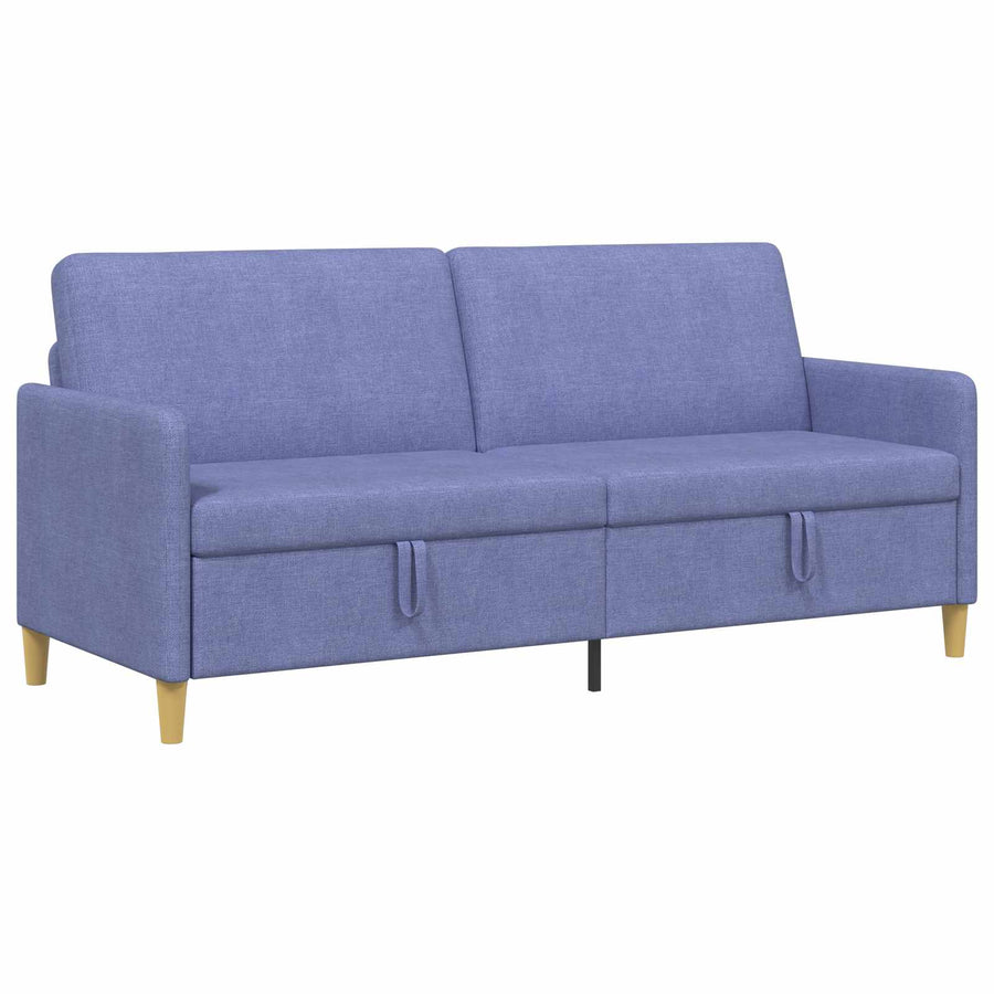 Bank met opslag Jeans Blauw 192 x 78 x 87 cm Polyester