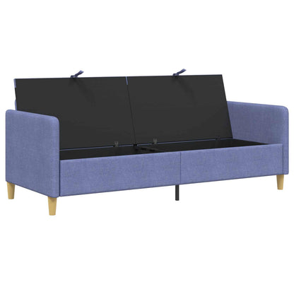 Bank met opslag Jeans Blauw 192 x 78 x 87 cm Polyester