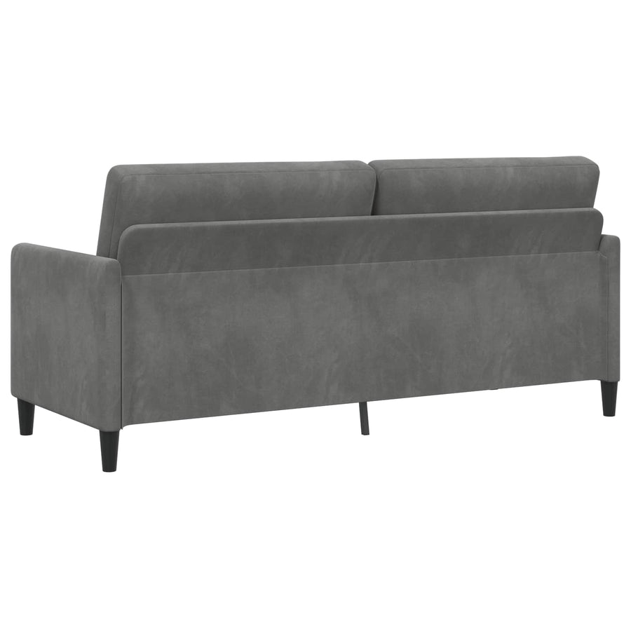 Bank met opslag Donkergrijs 192 x 78 x 87 cm Polyester
